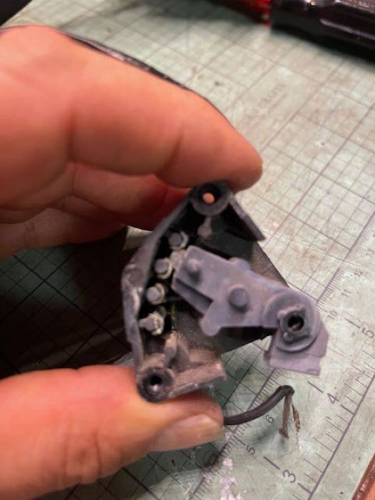 Wiper switch, Flat top view